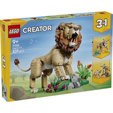 LEGO Creator - Fauna Salvaje: León Majestuoso - 31386