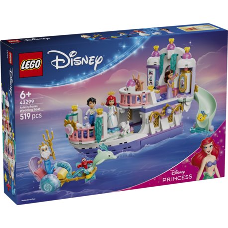 LEGO Disney - Barco de la Boda Real de Ariel - 43299