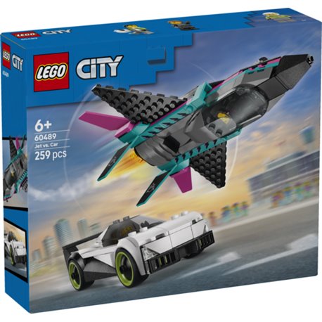 LEGO City - Jet vs. Coche0 - 60489
