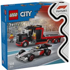 LEGO City - Camión de Exposición de F1® con Coche de Carreras Audi F1® - 60493
