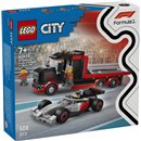 LEGO City - Camión de Exposición de F1® con Coche de Carreras Audi F1® - 60493