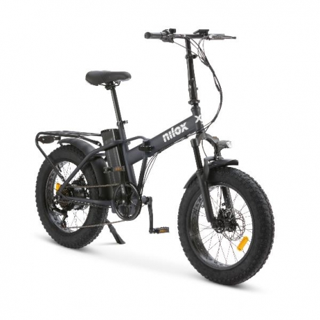 Nilox X8 Pro E-250W 70km 25Km/h 36V-13Ah Bicicleta Electrica Susprension Delantera Negro