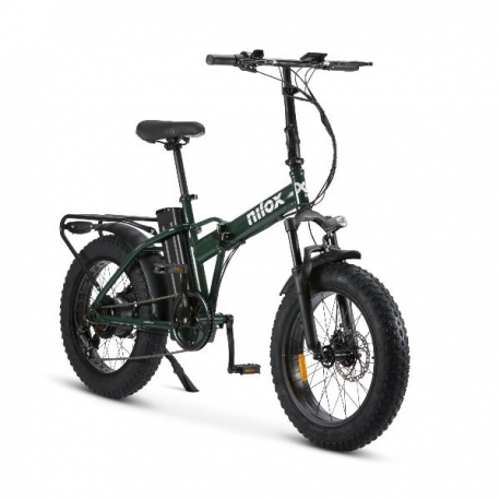 Nilox X8 Pro 250W 70km 25Km/h 36V-13Ah Bicicleta Eléctrica Susprensión Delantera Plegable Verde