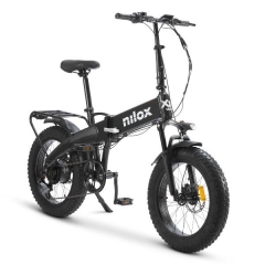 Nilox X10 250W 70Km 25Km/h 36V-13Ah Bicicleta Eléctrica Suspensión Delantera Plegable Negro