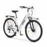 Nilox J7 eBike Bicicleta Eléctrica 25Km/h 36V - 13Ah 250W 80Km Suspensión Delantera Blanco