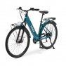 Nilox J7 eBike Bicicleta Eléctrica 25Km/h 36V - 13Ah 250W 80Km Suspensión Delantera Turquesa