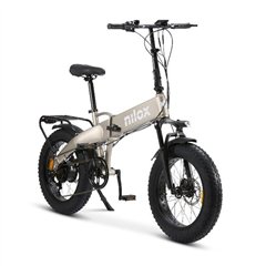 Nilox X10 250W 70Km 25Km/h 36V-13Ah Bicicleta Eléctrica Suspensión Delantera Plegable Gris