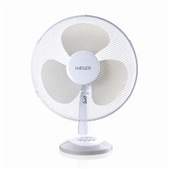 Haeger Ventilador Mesa 40cm 45W 3 Velocidades 90º (Embalaje Deteriorado)