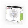 Haeger Ventilador Mesa 40cm 45W 3 Velocidades 90º (Embalaje Deteriorado)