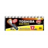 Pack de 12 Pilas AAA Toshiba High Power LR03/ 1.5V/ Alcalinas