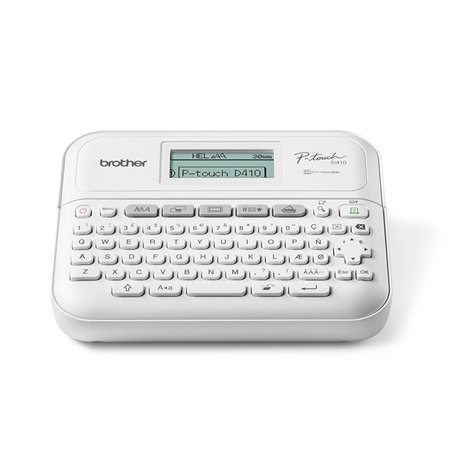 Brother PTD410 Rotuladora Electronica Sobremesa Blanco