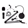 CoolBox CoolCaster Microfono Streaming USB + Soportes Extensible Podcast (Nuevo Embalaje Deteriorado)