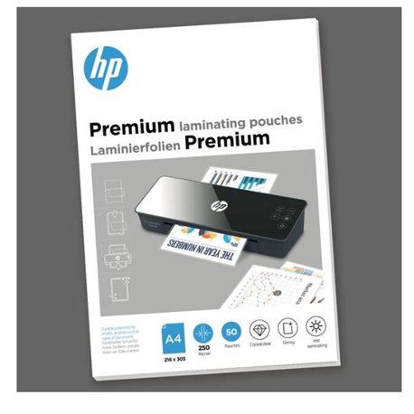 HP Laminas Plastificado Premium 250 Micras A4 50 Unidades