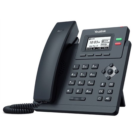 Yealink SIP-T31W 2xSIP 2.3'' Wifi Integrado 2xRJ45 + Transformador (Nuevo Embalaje Deteriorado)