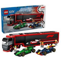 LEGO City - Camión F1 con Cohes F1 RB20 y AMR24 - 60445