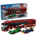 LEGO City - Camión F1 con Cohes F1 RB20 y AMR24 - 60445
