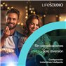 Epson Lifestudio EF-62N Proyector Smart TV Google TV 4K Sonido Bose 150'' Pantalla Proyector HDMI (Nuevo Embalaje Deteriorado)
