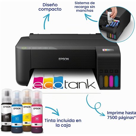Epson EcoTank ET-1810 Impresora Tinta Wifi A4 (Nuevo Embalaje Deteriorado)