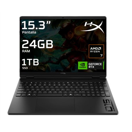 HP Omen 15-GB0007ns Ryzen 7-260 24GB 1TB SSD NVIDIA GeForce RTX 5060 8GB
