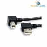 Cable Usb 2.0 A-M - 90 Grados - B-M 90 Grados 1.8M