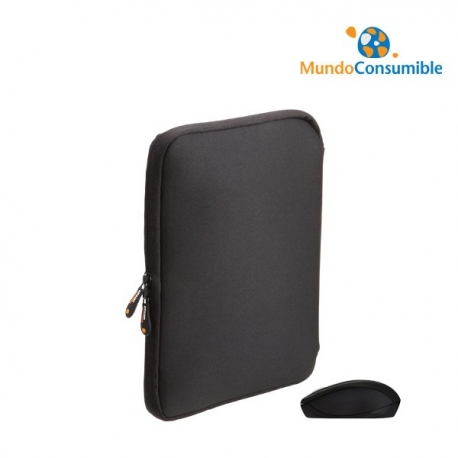 FUNDA PORTATIL / NETBOOK / TABLET 10.1 ACOLCHADO + MINI RATON